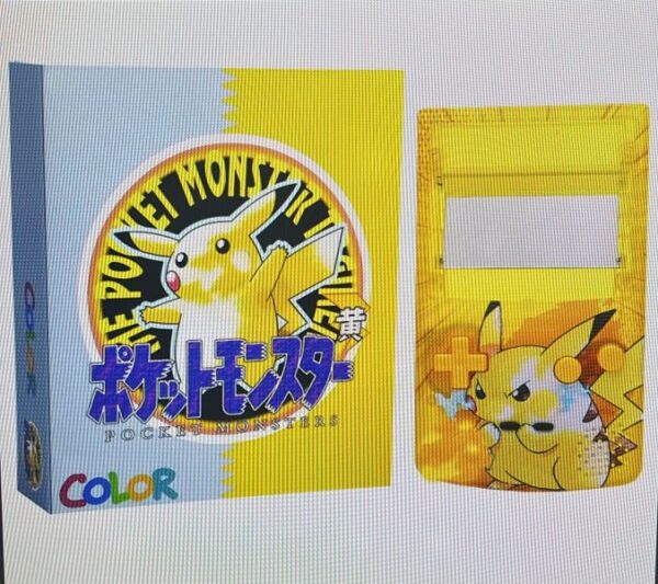 Nintendo Game Boy Color X Pikachu Newest IPS Screen FunnyPlaying