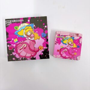 Nintendo Game Boy Advance SP X Princess Peach Newest V5 IPS Screen HISPEEDIDO