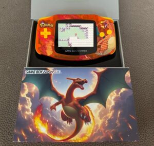 Nintendo Game Boy Advance X Charizard Newest V5 IPS Screen HISPEEDIDO
