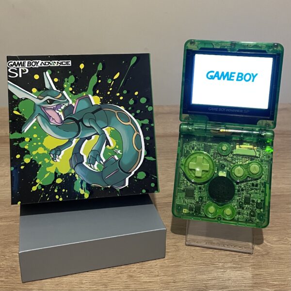 Nintendo Game Boy Advance SP X Rayquaza Newest V5 IPS Screen HISPEEDIDO