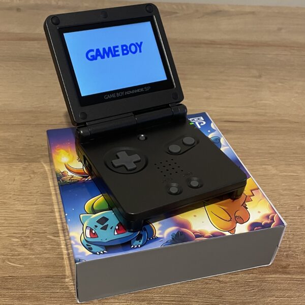 Nintendo Game Boy Advance SP Pokemon Starter Gen One Console V5 IPS Screen and Matching Box.