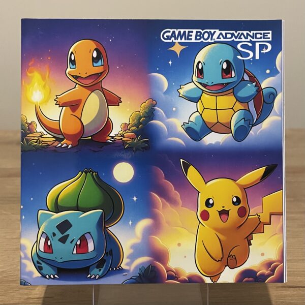 Nintendo Game Boy Advance SP Pokemon Starter Gen One Console V5 IPS Screen Matching Box