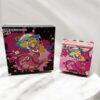 Nintendo GameBoy Advance SP Console Customised Princess Peach IPS V5 Screen. Complete with Custom Matching Box and Accessories.