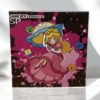 Nintendo GameBoy Advance SP Console Customised Princess Peach IPS V5 Screen. Complete with Custom Matching Box and Accessories.