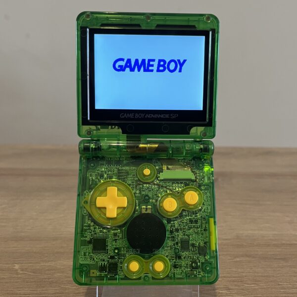 Modded GameBoy Advance SP Zelda IPS V5 Screen HISPEEDIDO Console